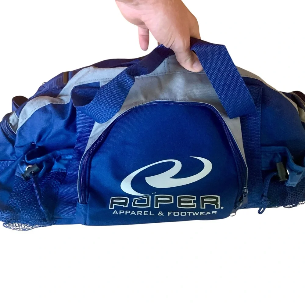 Roper Blue and Gray Men's Bag